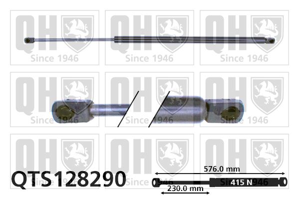 QUINTON HAZELL Kaasujousi, tavaratila QTS128290